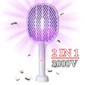Electric Fly Swatter Bug Zapper Racket, USB Rechargeable Mosquito Killer Lamp, Heavy Duty Pest Control for Home or Outdoors, Wholesale Luxury