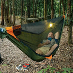 Portable Outdoor Mosquito Net Hammock, Quick Open Anti-Rollover Design, Travel Camping Swing for Nature Hikes, Wholesale Luxury Quality