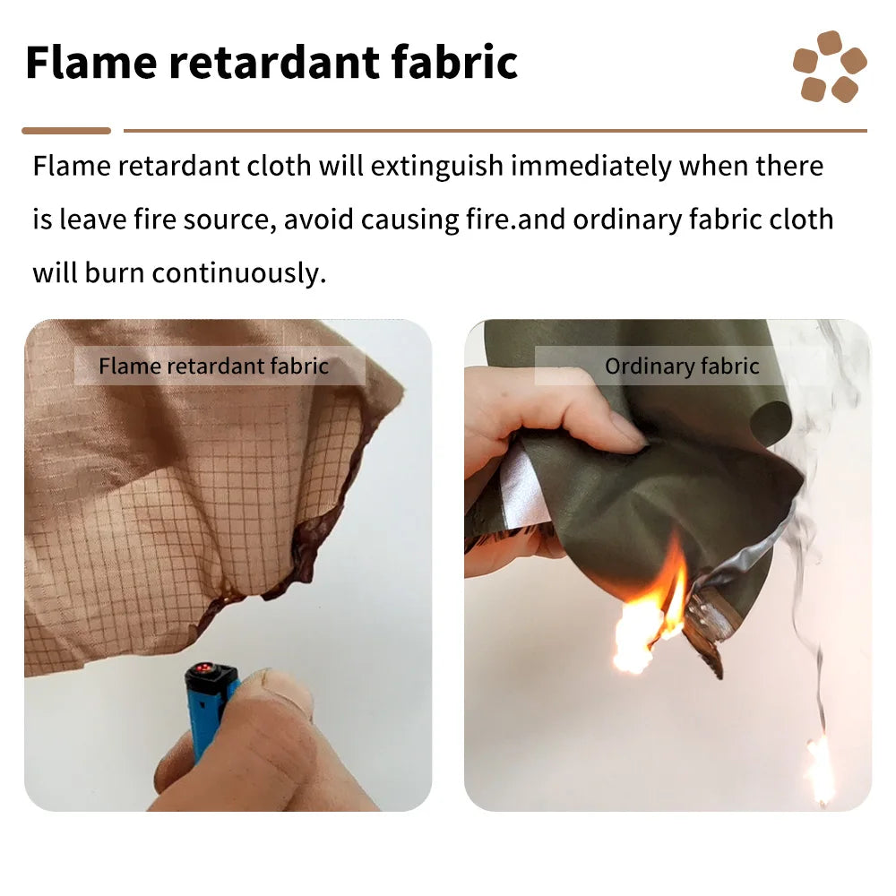 Fireproof Winter Tent for 2 Persons, Waterproof Tunnel Dome with Stove Jack, 4 Season Camping Gear, Luxury Wholesale for Hiking and Outdoor Adventures