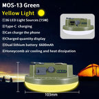 Outdoor Camping Light, Portable Rechargeable LED Tent Lamp, Magnetic Fishing Light, Emergency Household Lighting, Wholesale Luxury, Large Capacity