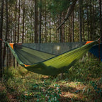 Portable Outdoor Mosquito Net Hammock, Quick Open Anti-Rollover Design, Travel Camping Swing for Nature Hikes, Wholesale Luxury Quality