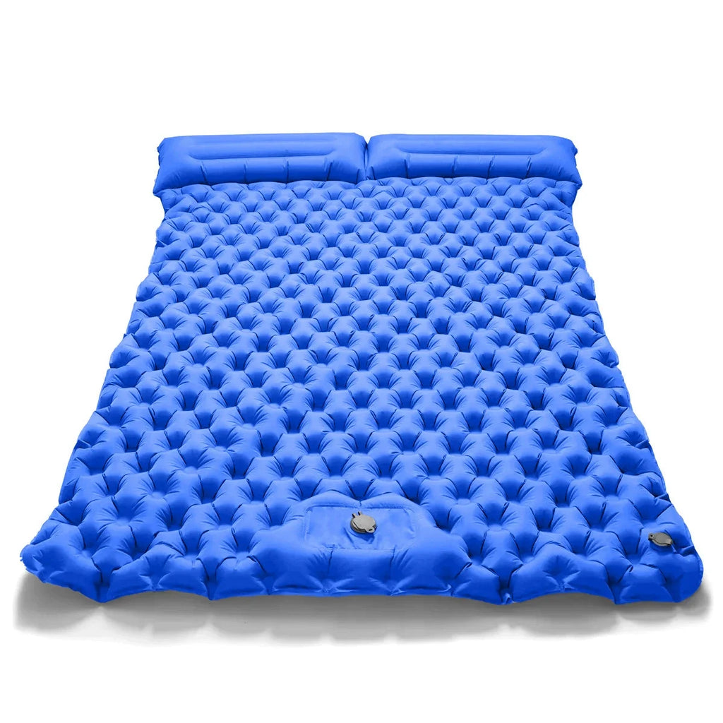 Double Inflatable Mattress, Extra Wide Sleeping Pad for Camping, Ultralight Folding Bed, Waterproof Car Travel Mat, Wholesale Luxury