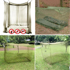 Outdoor Camping Mosquito Net, 200cm Lightweight Breathable Mesh Canopy, Insect Bug Repellent, Luxury Bed Curtain for Camping, Wholesale Luxury Gear