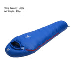 Adult Mummy Style Sleeping Bag, Warm Goose Down Filled, 3 Season Thermal, Lightweight Camping Gear, Wholesale for Travel, Durable with 3 Thicknesses