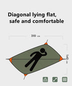 Portable Outdoor Mosquito Net Hammock, Quick Open Anti-Rollover Design, Travel Camping Swing for Nature Hikes, Wholesale Luxury Quality