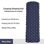 Camping Inflatable Mattress, Folding Camp Bed Sleeping Pad, Waterproof Air Mat for Travel, Outdoor Picnic, Luxury Wholesale Equipment
