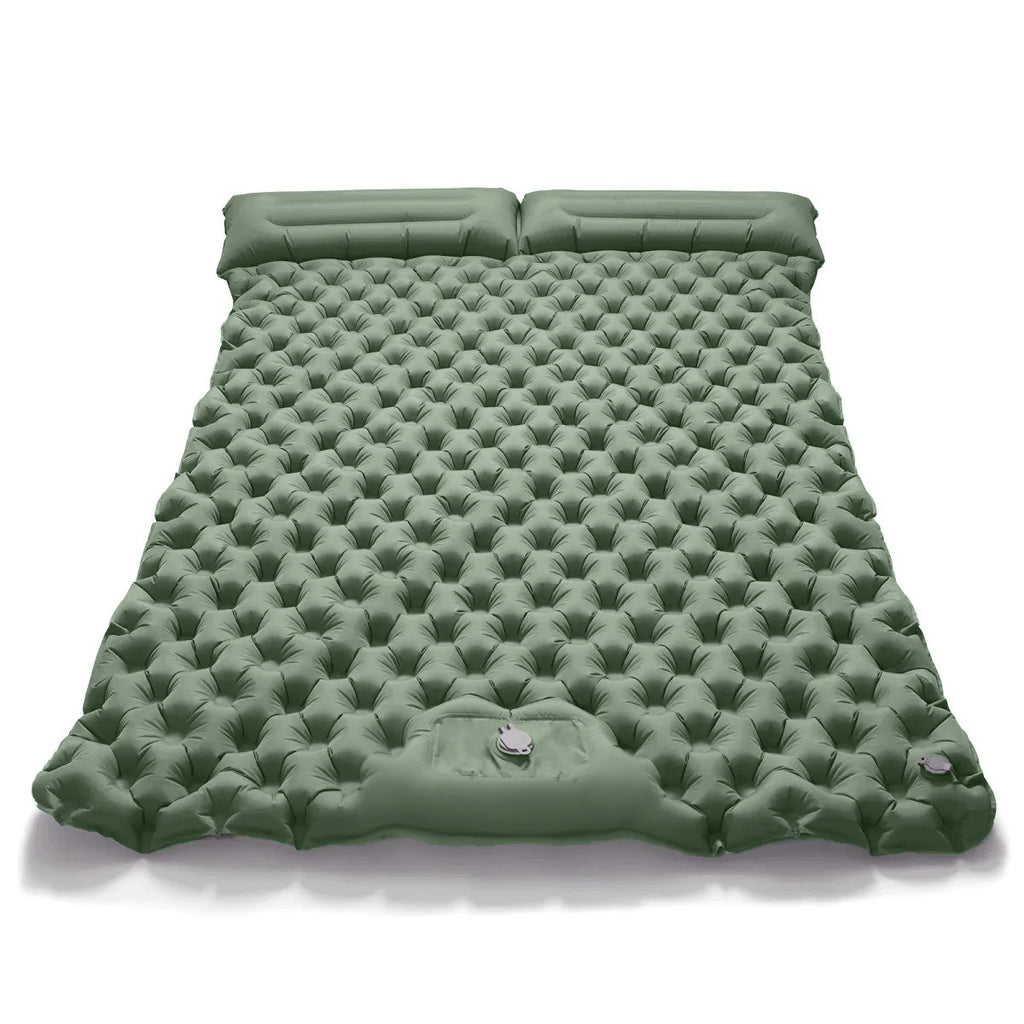 Double Inflatable Mattress, Extra Wide Sleeping Pad for Camping, Ultralight Folding Bed, Waterproof Car Travel Mat, Wholesale Luxury