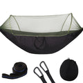 Camping Hammock with Mosquito Net, Portable Parachute Material, Lightweight Swing Bed for Outdoor Adventures, Wholesale Luxury Travel Gear